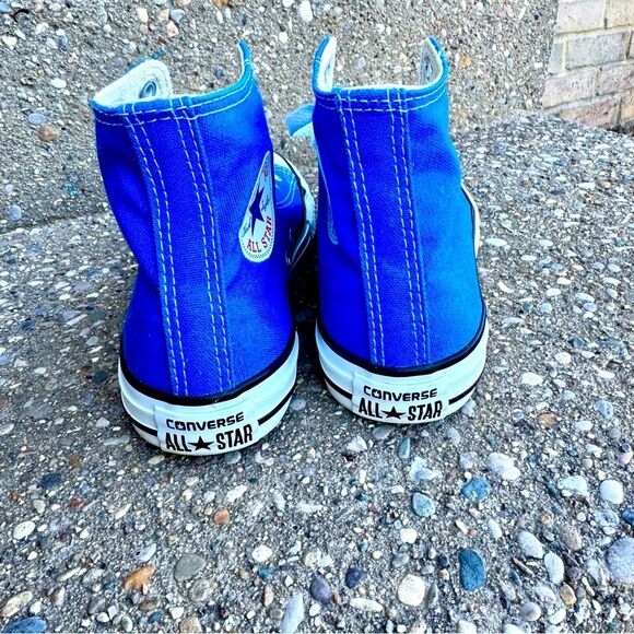 Converse Blue All Star Chuck Taylor High Tops Size Youth Size 3 - Picture 9 of 10